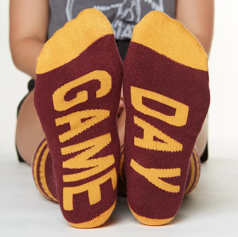 Minimalist black crew socks for versatility-GAME DAY Socks