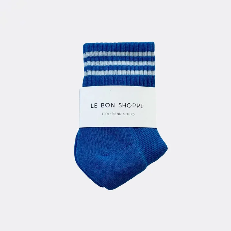 Ankle socks for running-Girlfriend Socks (Royal Blue)