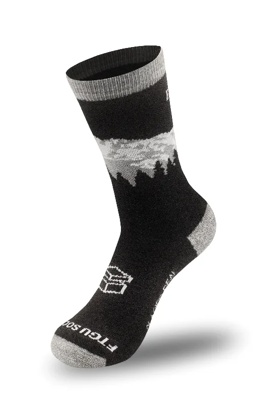 Small striped socks for children-Glacier Peak | Crew