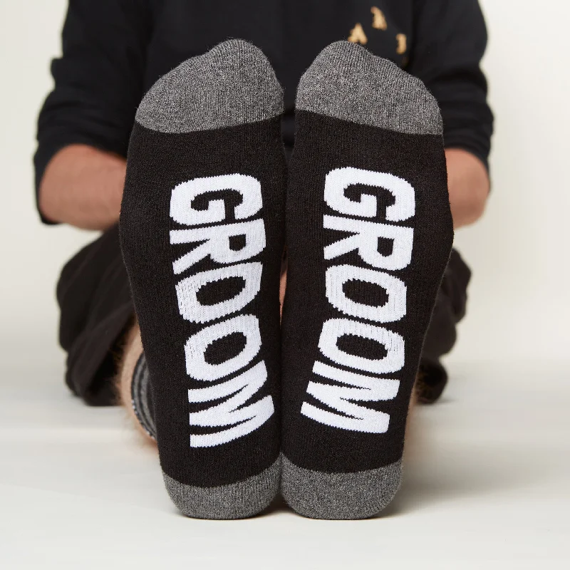 Thin bamboo socks for summer-Groom Socks