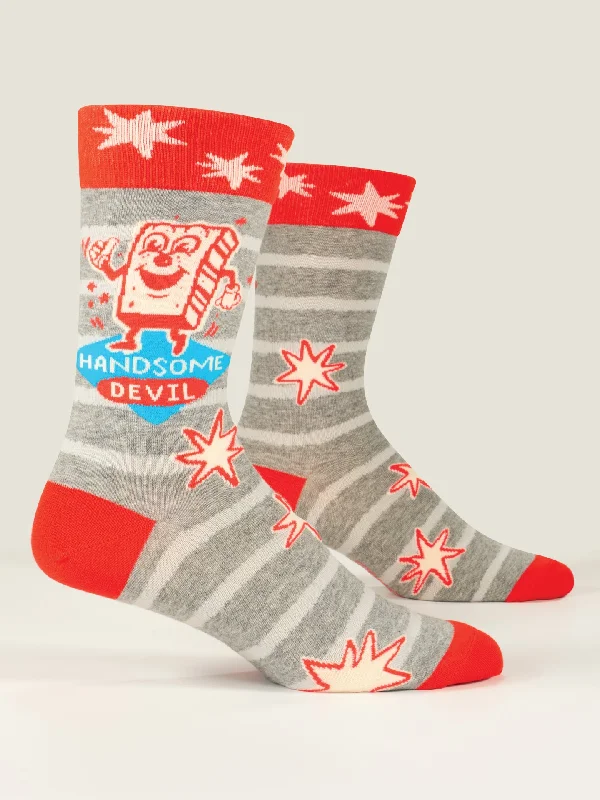 Long tube ankle socks for sports-Handsome Devil M-Crew Socks