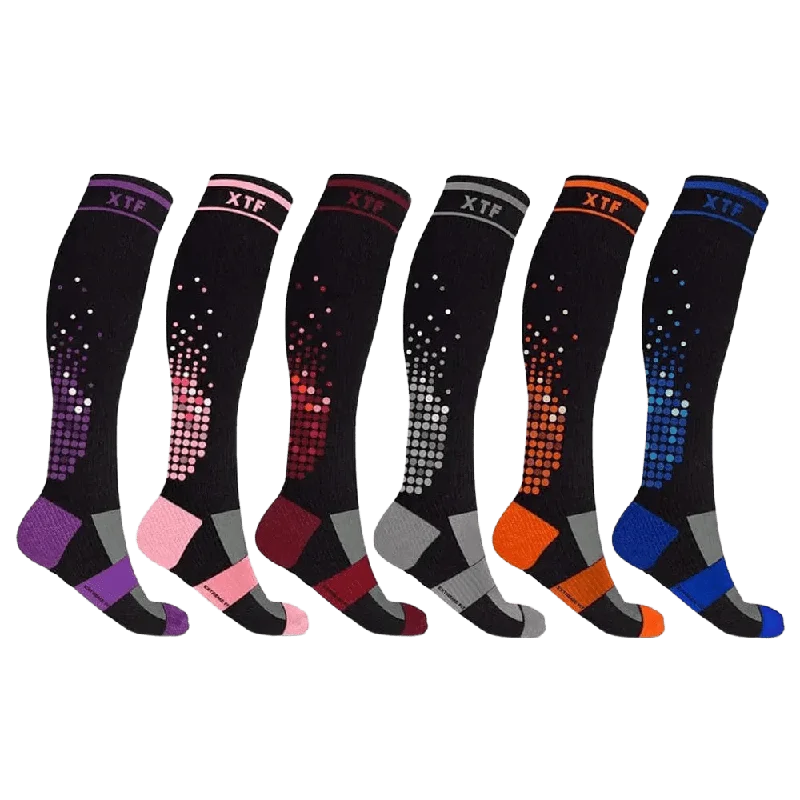 Modern black crew socks for chic-High-intensity - Atheltic Grade Socks (6-Pairs)