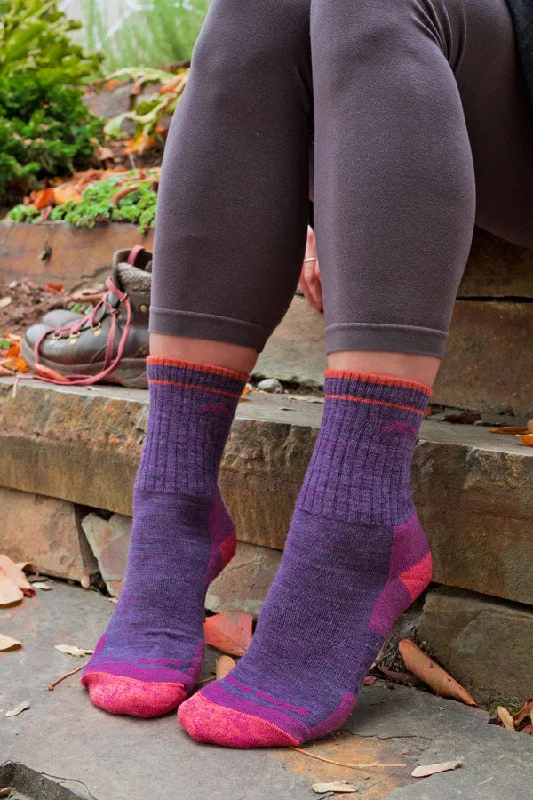 Breathable wool ankle socks for hiking-Hiker Micro Crew