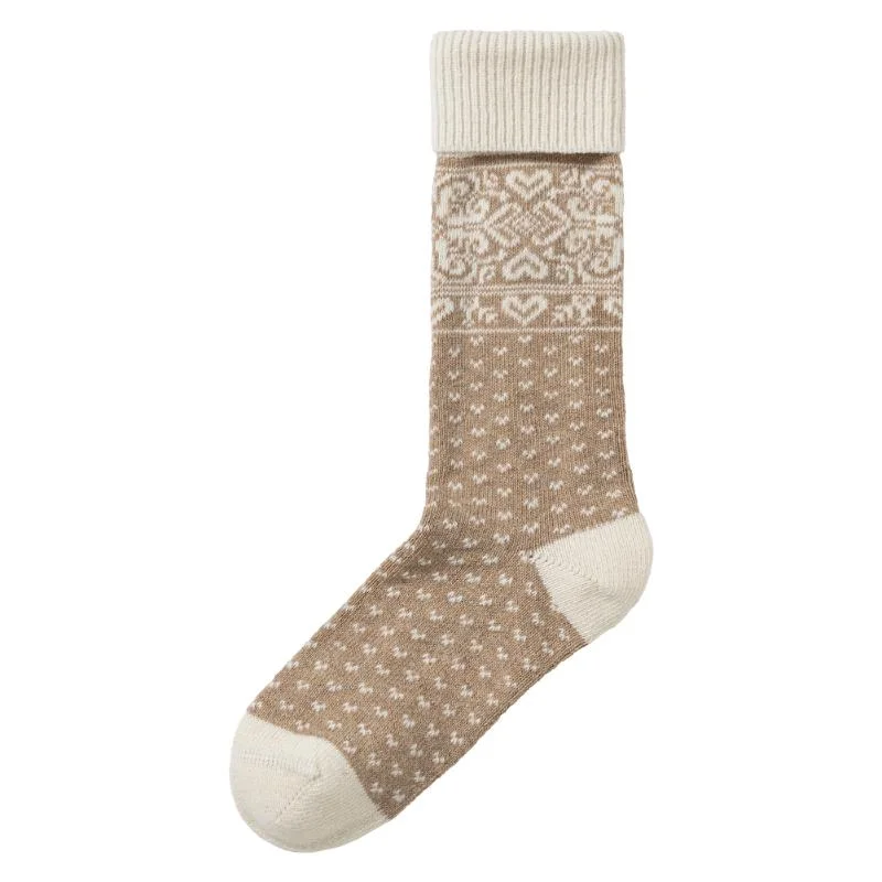 Minimalist gray ankle socks for subtle-Holebrook Sundborn Raggsocka Ladies Socks - Khaki