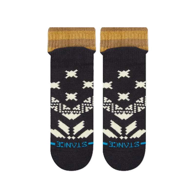 Custom logo crew socks for branding-HOLLADAYS SLIPPER SOCK