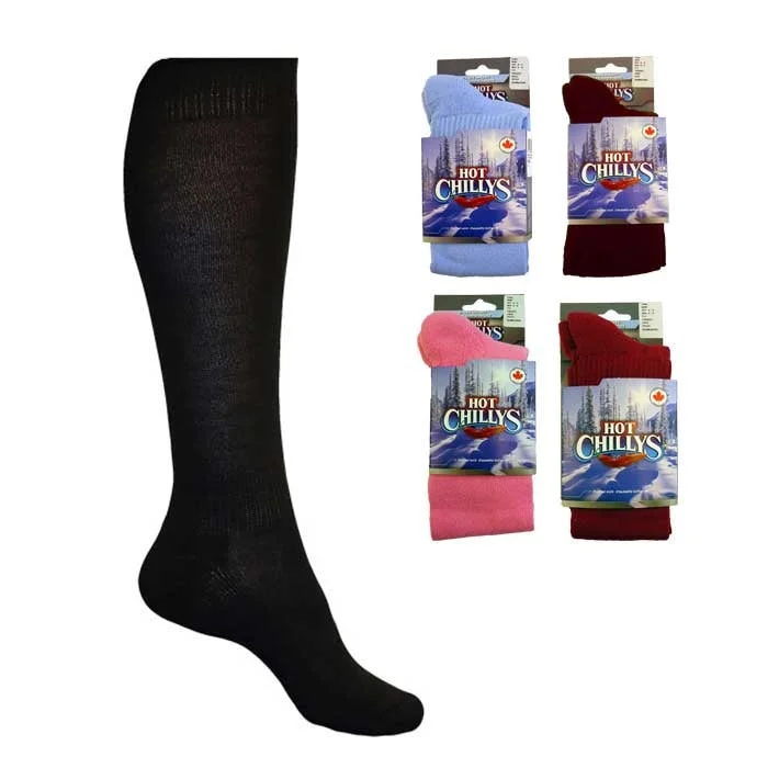 Luxury cashmere socks for comfort-Hot Chillys Adult Cold-Weather Thermal socks