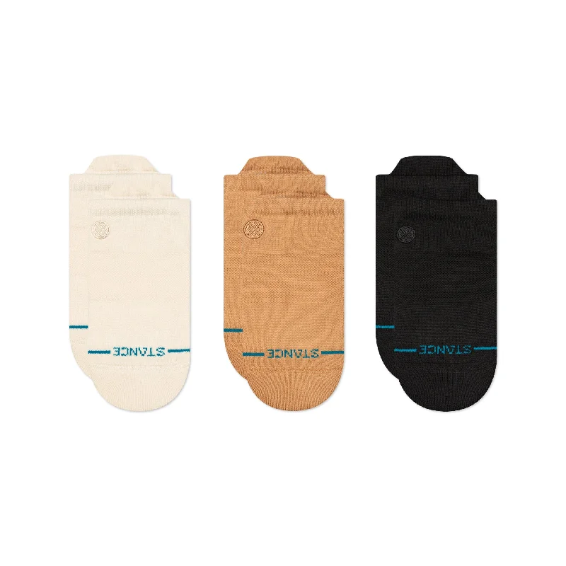 Large compression crew socks for travel-ICON LOW TAB SOCK 3 PACK