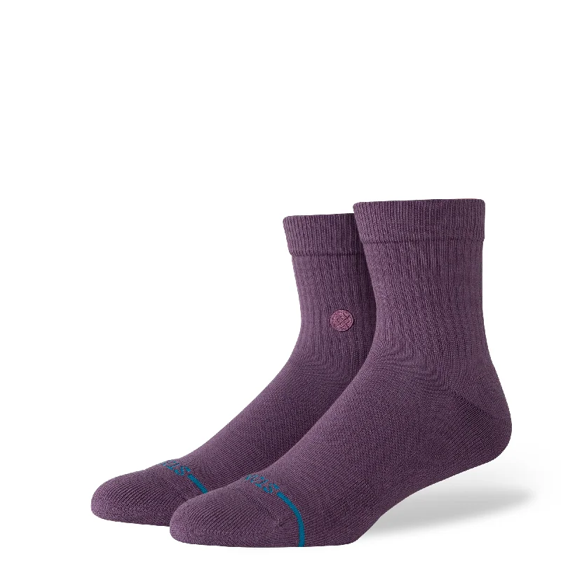 Fluffy crew socks for bedtime-ICON QUARTER SOCK