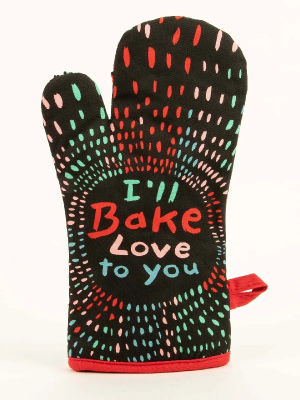 Thin bamboo crew socks for summer-I'll Bake Love To You Oven Mitt