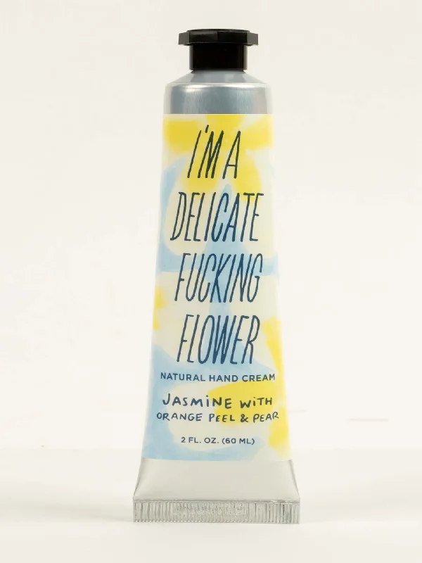 Anti-slip socks for elderly-I'm a Delicate Fucking Flower Natural Hand Cream - Jasmine with Orange Peel & Pear