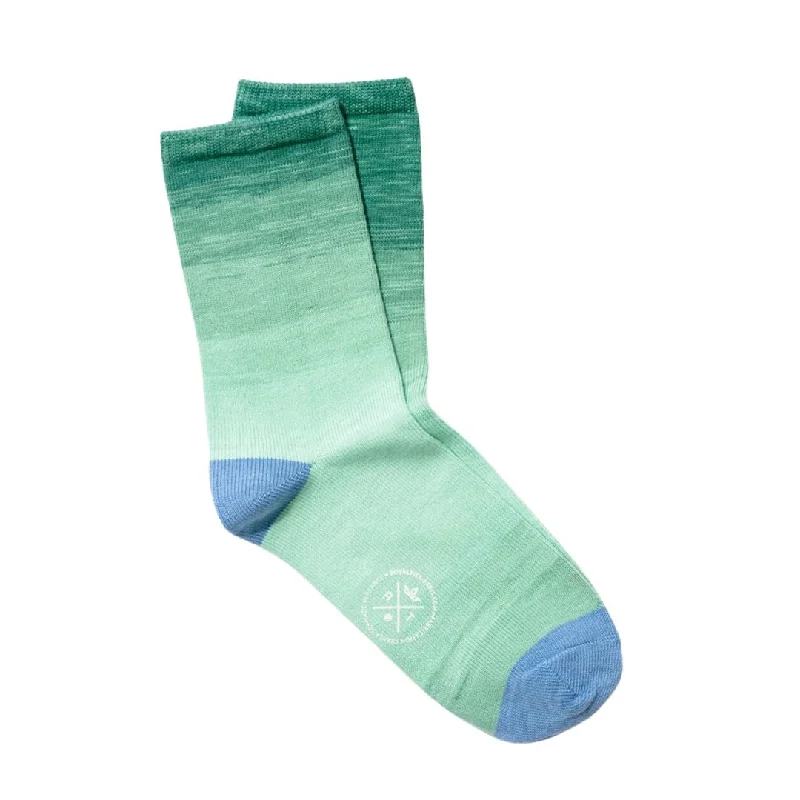 Luxury merino wool socks for premium-Judy (Menthe)