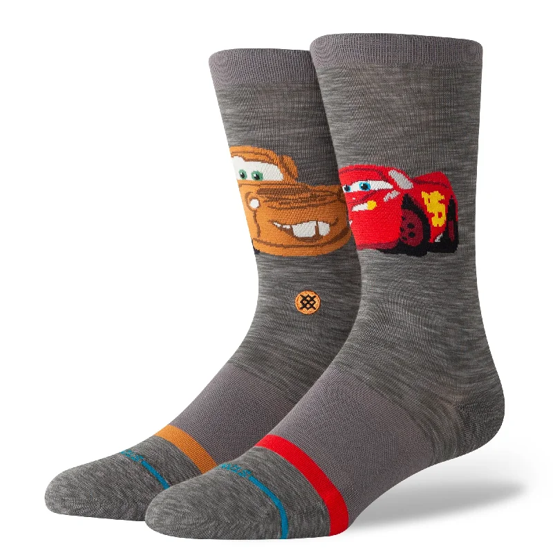 Vintage wool ankle socks for nostalgia-KACHOW CREW SOCK