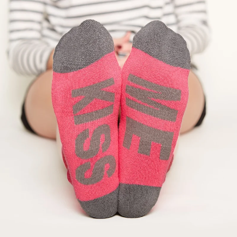 Breathable cotton socks for workouts-Kiss Me Socks