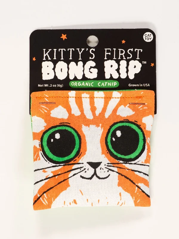 Large wool crew socks for cold weather-Kitty's First Bong rip Catnip Toy