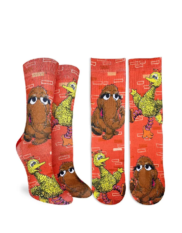 Thin dress ankle socks for suits-BIG BIRD & SNUFFLEUPAGUS ACTIVE SOCKS