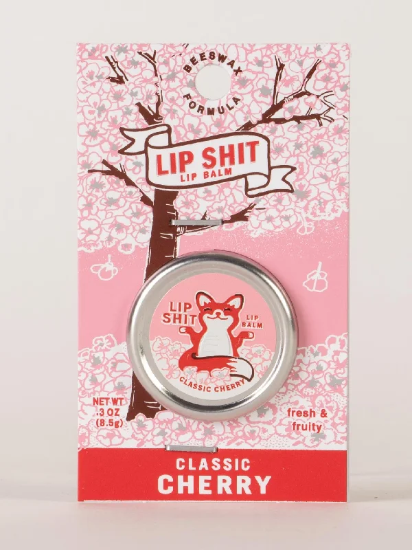 Contemporary ankle socks for women-Lip Shit Lip Balm-Classic Cherry