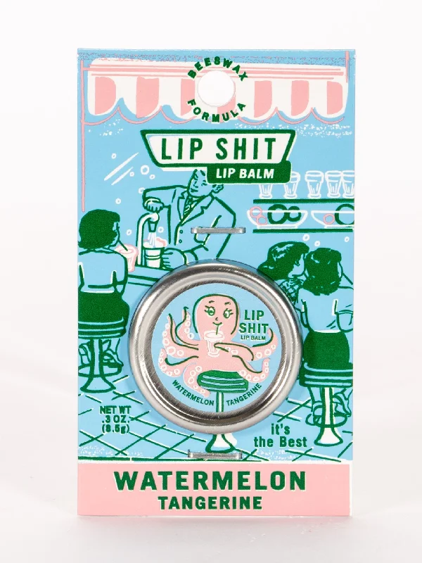 Anti-slip grip socks for exercise-Lip Shit Lip Balm-Watermelon Tangerine