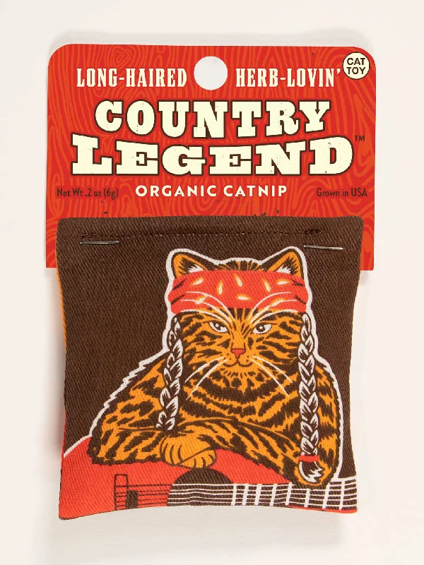 Large knee-high crew socks for fashion-Long-Haired Herb-Lovin' Country Legend Catnip Toy