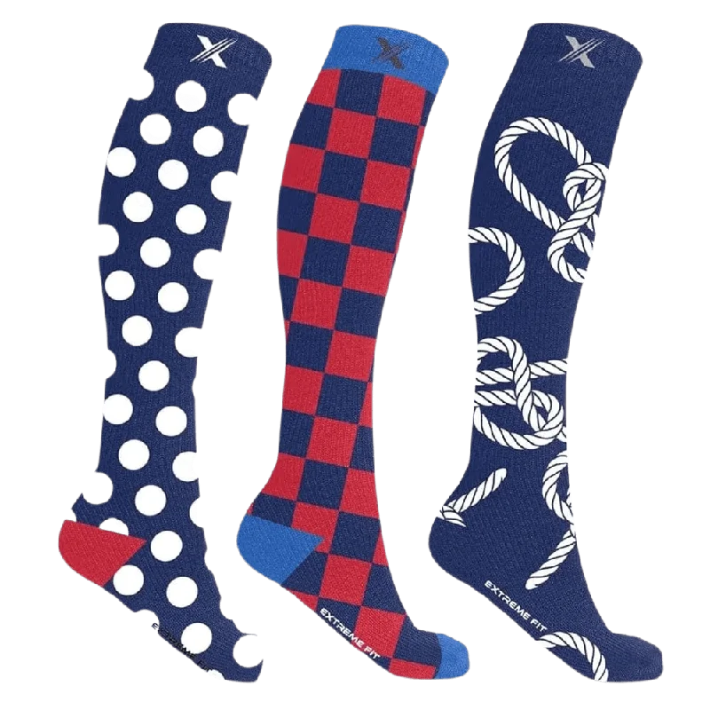 Funny ankle socks for quirky gift-The Rancher Pack Compression Socks (3-Pairs)