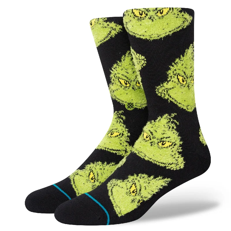 Plush crew socks for cozy feel-MEAN ONE CREW SOCK