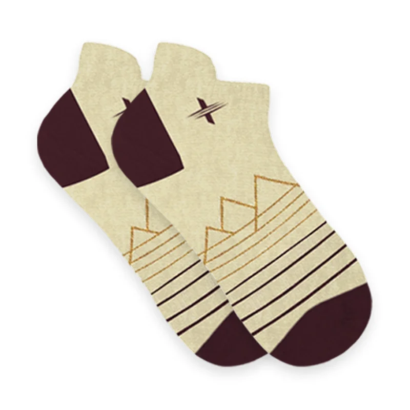 Lightweight running crew socks for breathability-Merino Wool Warm Ankle Socks