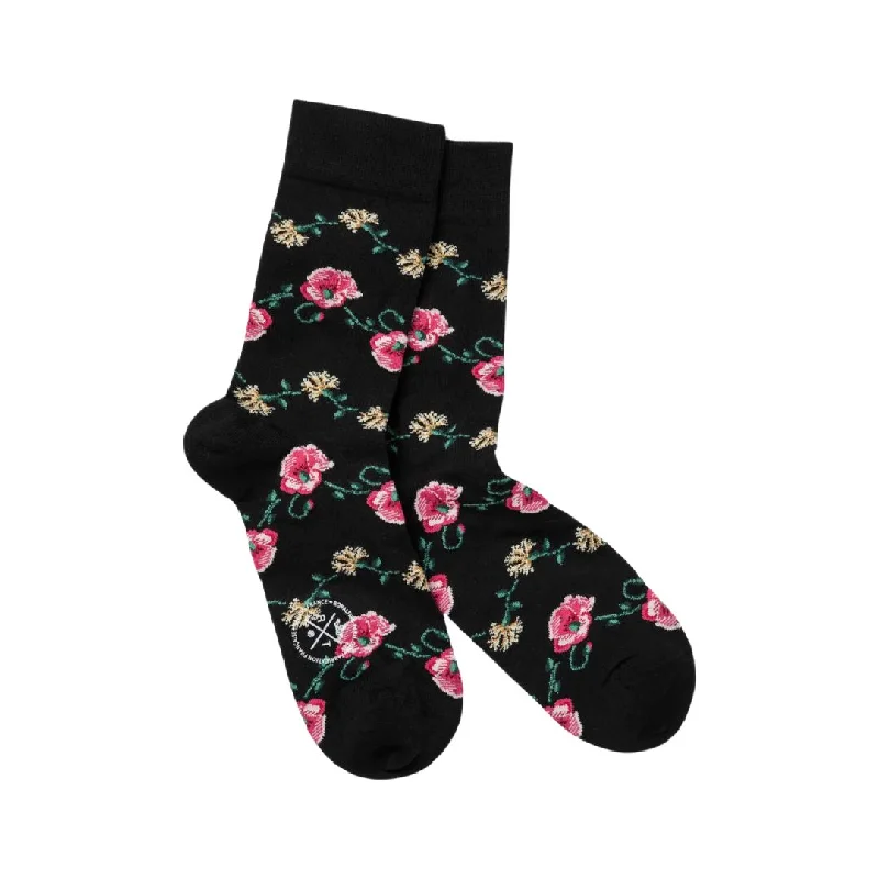 Custom embroidered socks for gift-Miss (Nero)