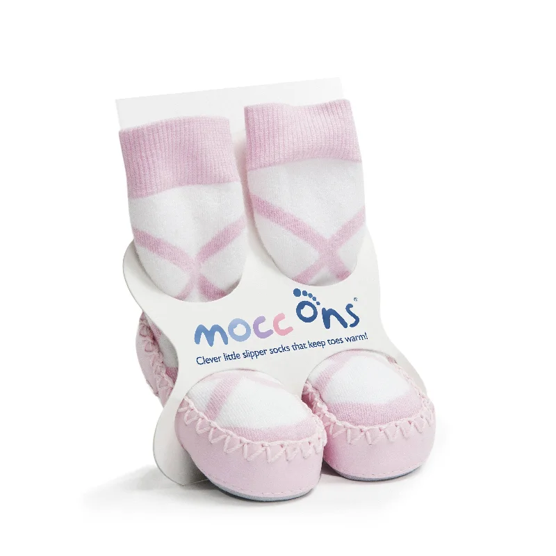 Thin dress crew socks for formal-Mocc Ons Girls