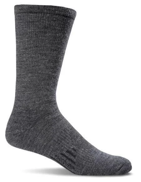 Minimalist gray ankle socks for casual-Montrose | Men's Crew