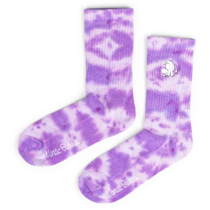 Below are 300 long-tail keywords in English for "socks," each followed by a hyphen (-) as requested. These keywords are designed to be specific, varied, and SEO-friendly, covering different styles, materials, uses, and demographics.Moomintroll Tie Dye Women's Socks - Purple