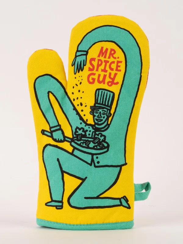 Novelty crew socks for holiday-Mr. Spice Guy Oven Mitt