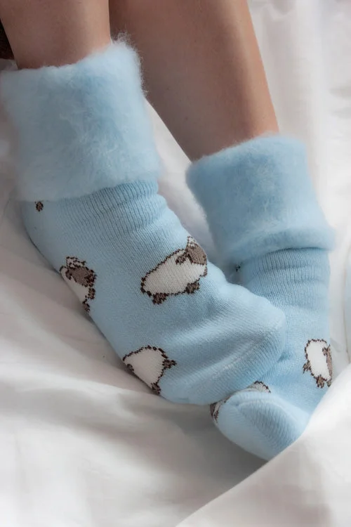 Lightweight socks for summer-New Zealand Sleepy Sheep Bed Socks