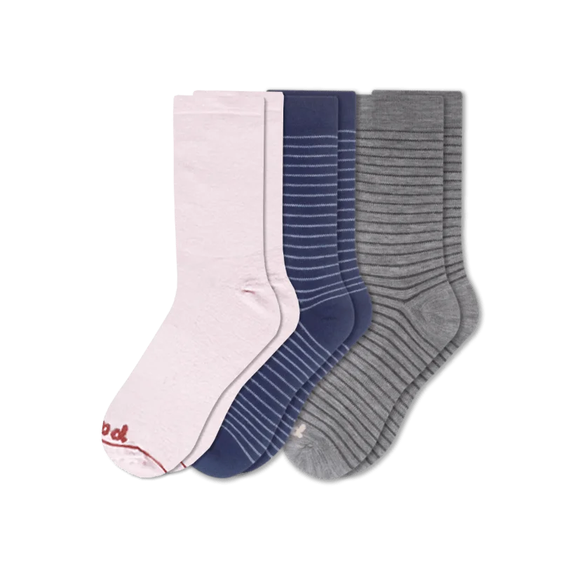 White/Navy Stripe/Charcoal Stripe