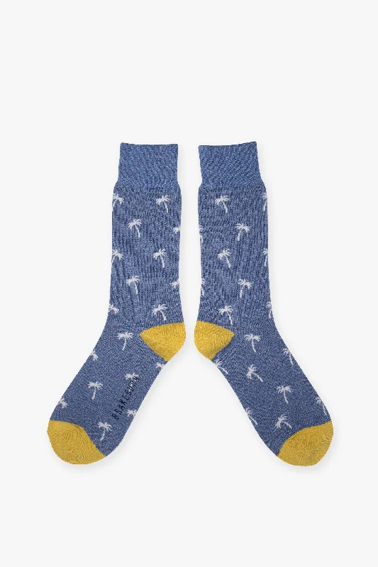 Non-slip ankle socks for home-Palm Tree Socks