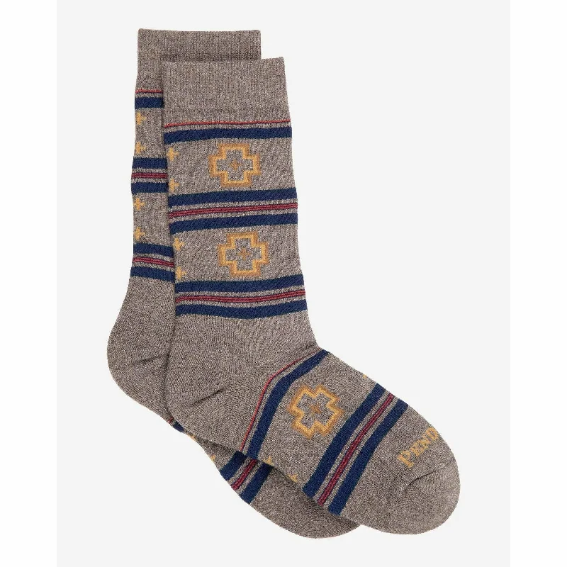 Long running crew socks for support-Pendleton Shelter Bay Crew Socks