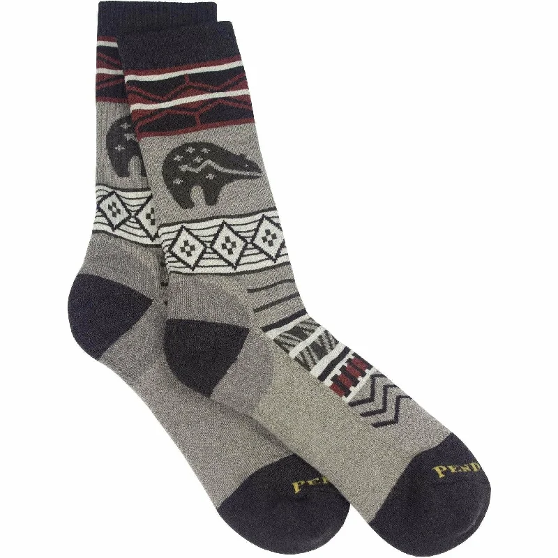 Vintage striped crew socks for retro-Pendleton Wild Wonderland Camp Crew Socks