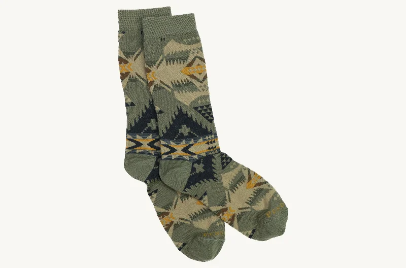 Large thermal socks for outdoor-Pendleton Wool Sock