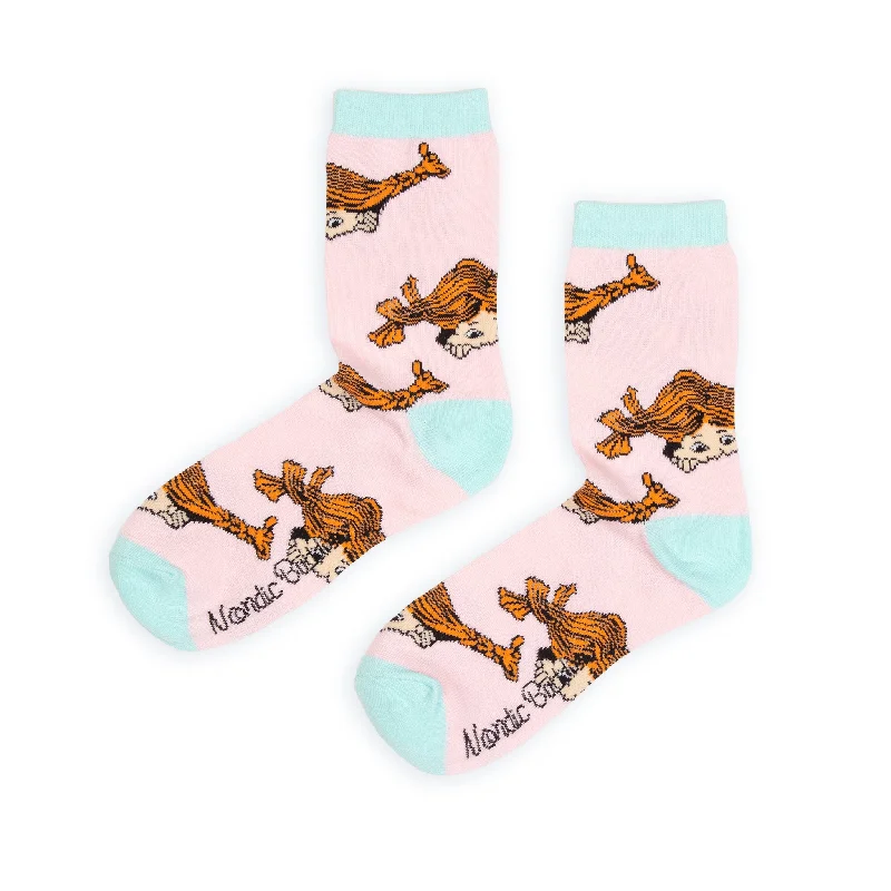 Thin dress socks for suits-Pippi Women's Socks - Pink