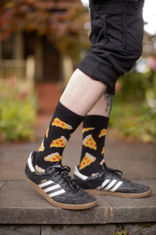 Thick socks for cold feet-Pizza Crew