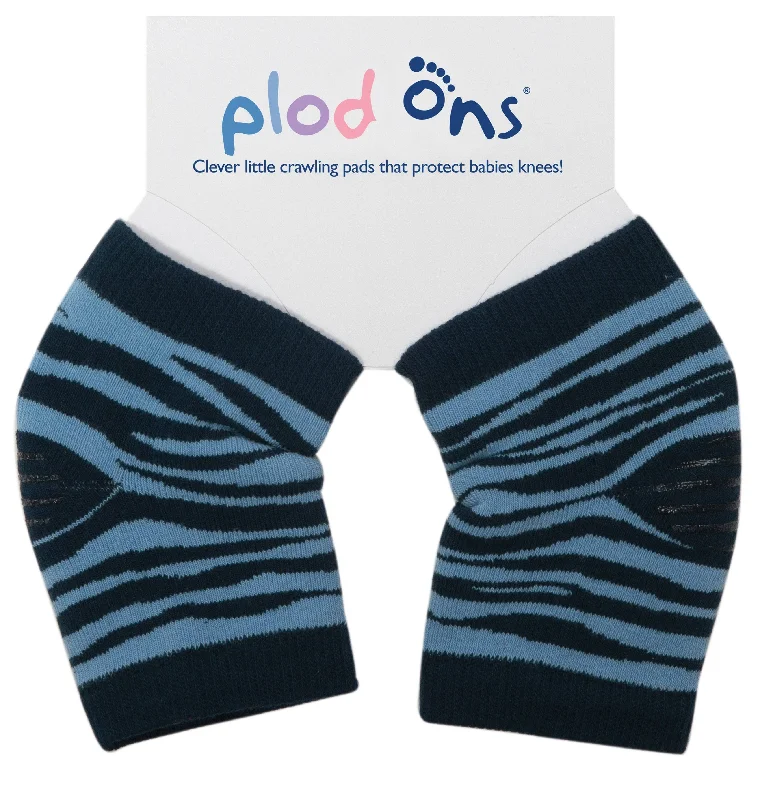 Rustic plaid crew socks for outdoors-Plod Ons Blue