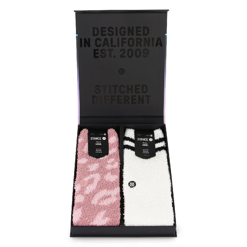 Thin bamboo crew socks for summer-PURRFECT CREW BOX SET SOCK