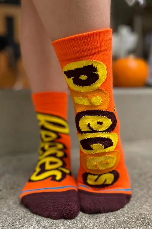 Large compression ankle socks for travel-Reese's Pieces Kid's Crew