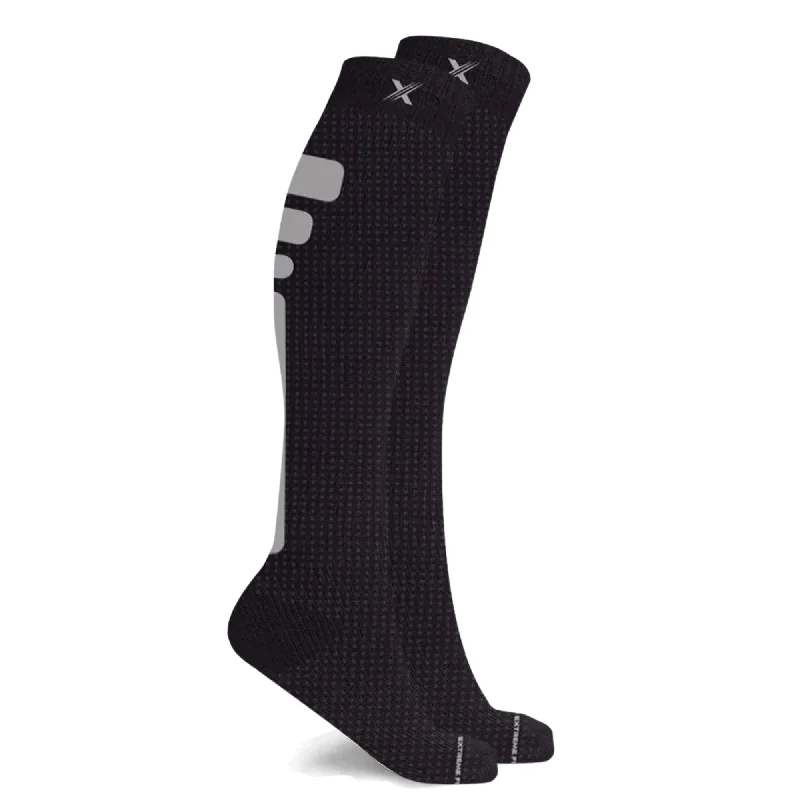 Vintage striped ankle socks for nostalgia-Run+ Elite Reflective - Atheltic Grade Compression Socks