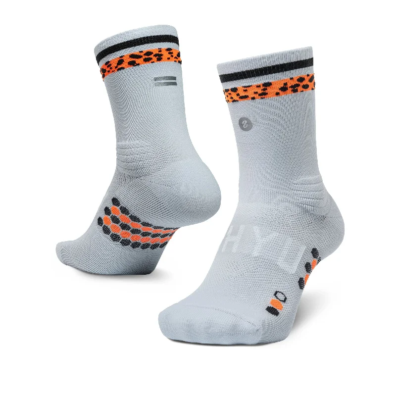 Grip crew socks for safety-Shyu Racing Sock - Grey | Safari | Charcoal