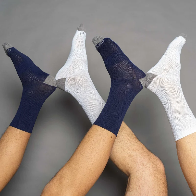 Vintage striped ankle socks for retro-Signature Race Sock