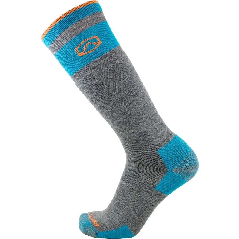 Breathable wool crew socks for sports-Ski & Snowboard Sock - Medium Cushion