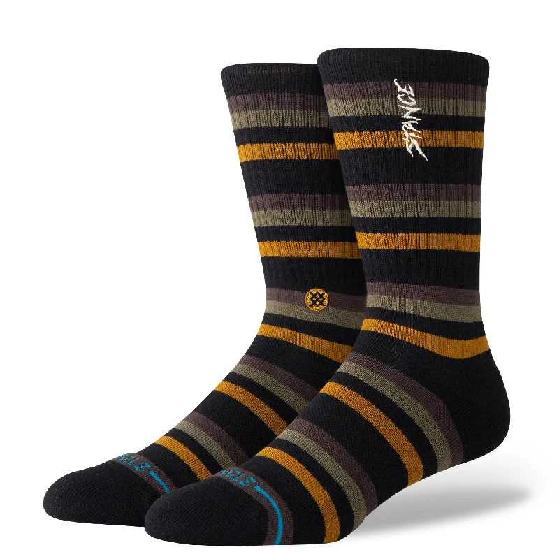 Vintage striped ankle socks for retro-SLIPPING CREW SOCK