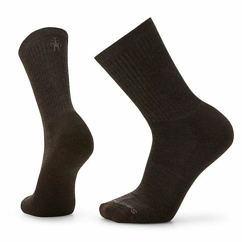 Non-skid ankle socks for yoga-Smartwool Everyday Solid Rib Crew 2-Pack Socks