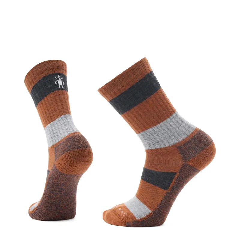 Small striped crew socks for toddlers-Smartwool Men's Everyday Barnsley Sweater Crew Socks in Picante