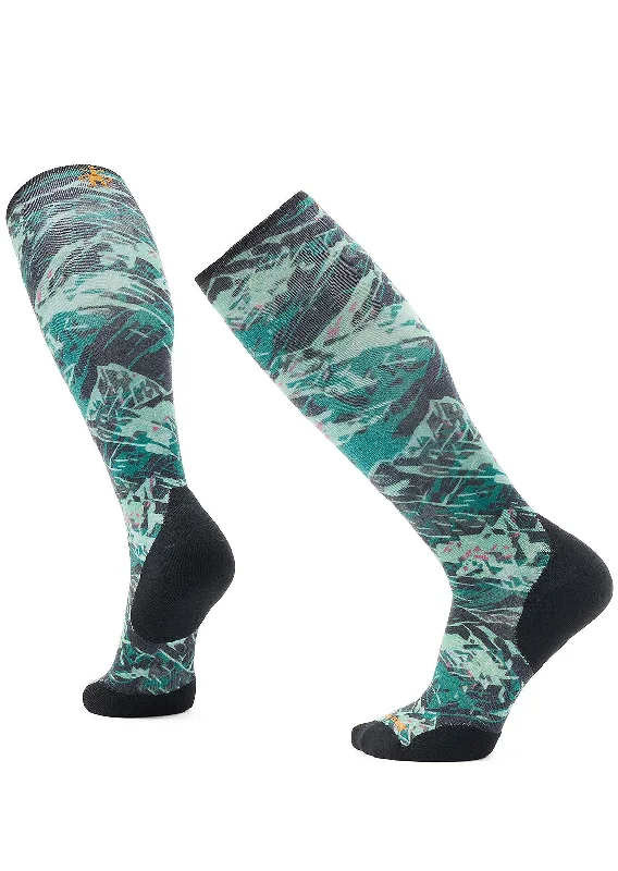 Grip ankle socks for exercise-Smartwool Men's Ski Targeted Cushion Bear Country Print OTC Socks