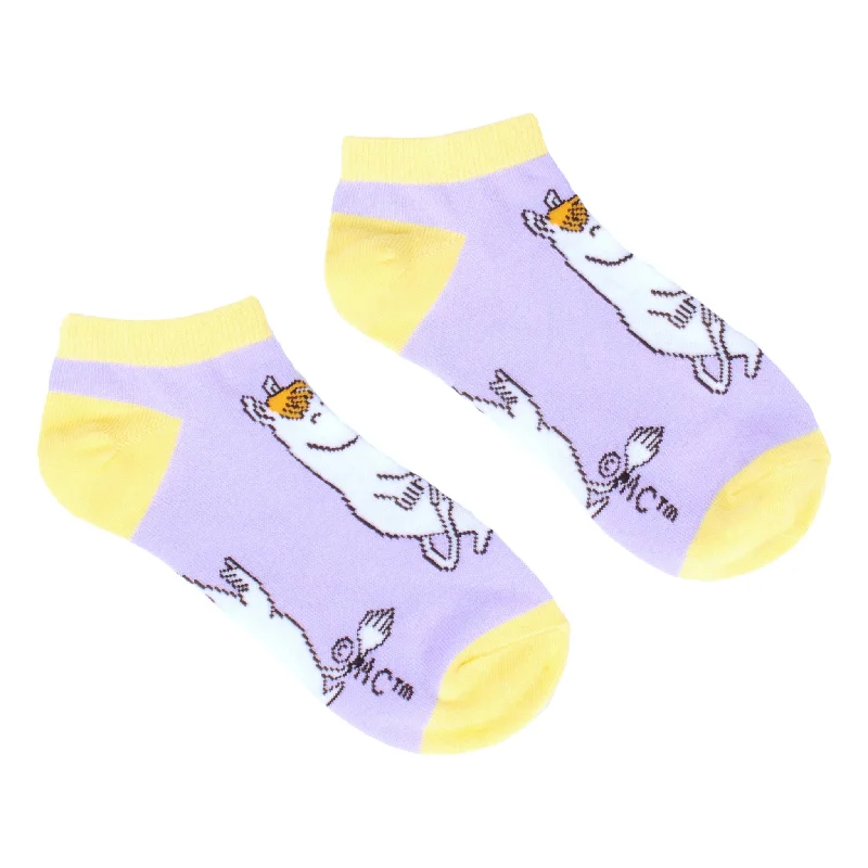 Thick socks for cold feet-Snorkmaiden Dreaming Women's Ankle Socks - Lilac